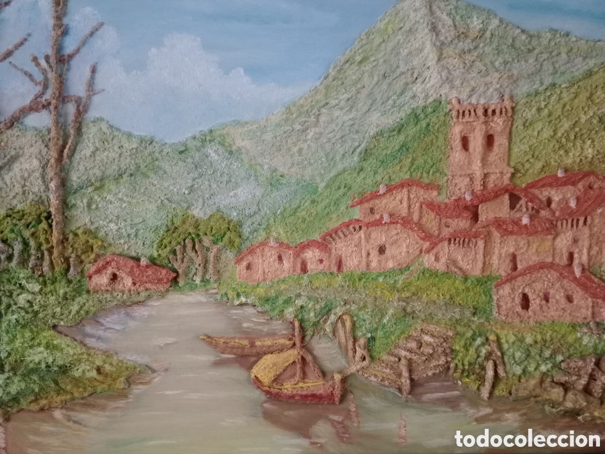 Artesan&iacute;a: Cuadro con lamina en 3D - Foto 2