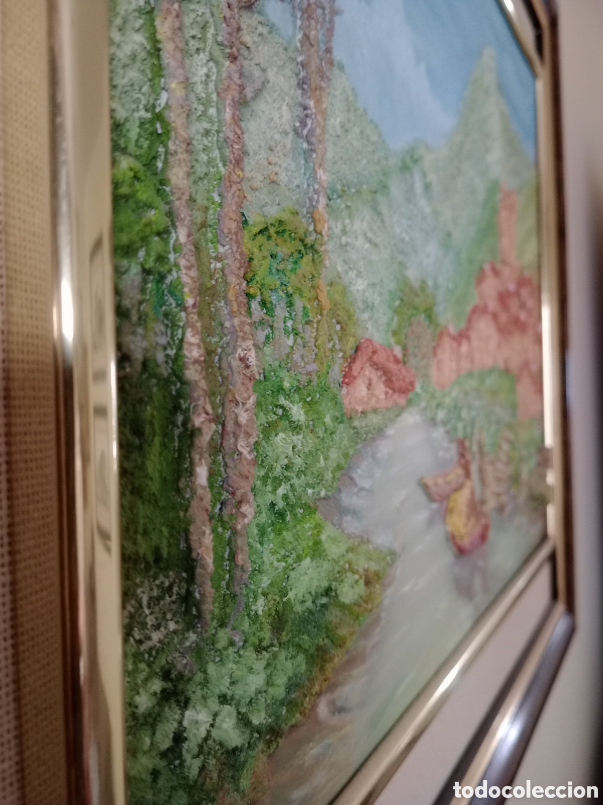 Artesan&iacute;a: Cuadro con lamina en 3D - Foto 3