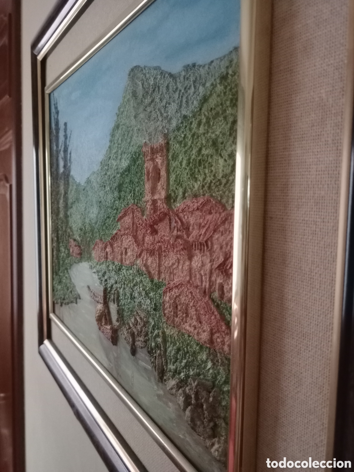 Artesan&iacute;a: Cuadro con lamina en 3D - Foto 4