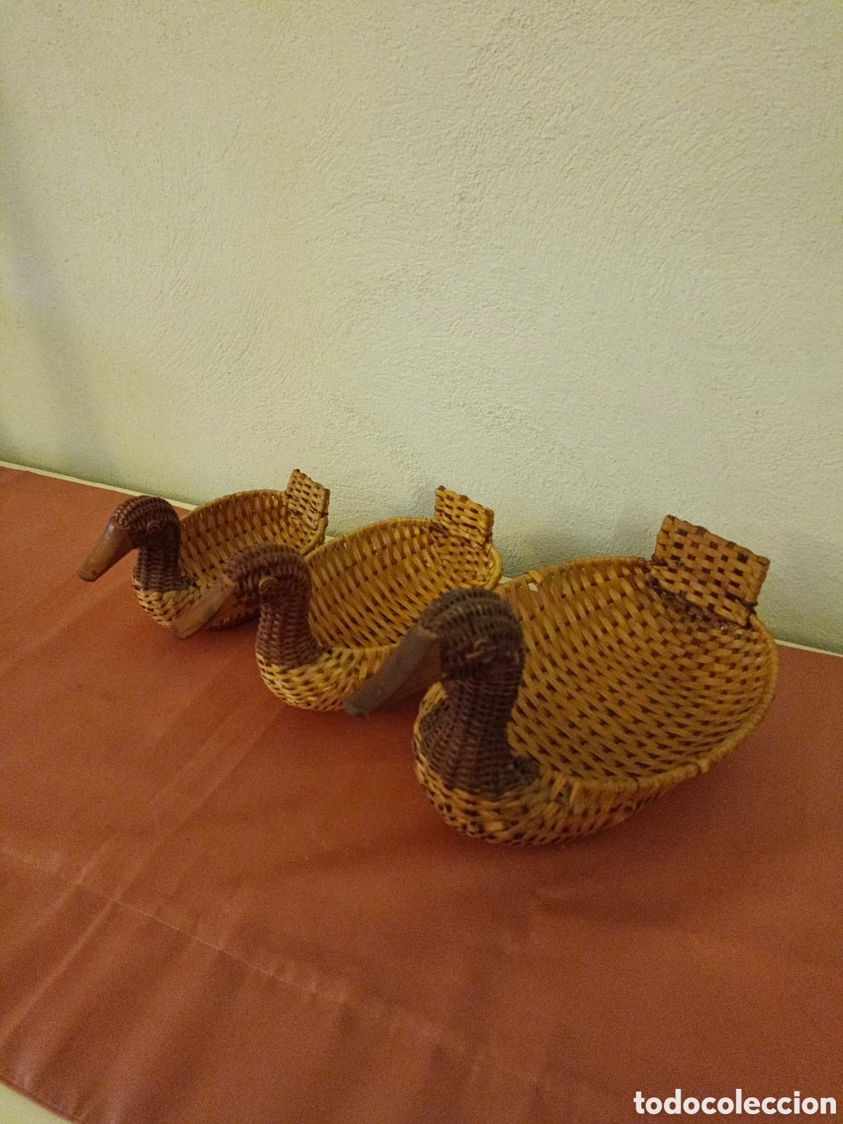 Artesan&iacute;a: Cestas lote de 3 de mimbre - Foto 2