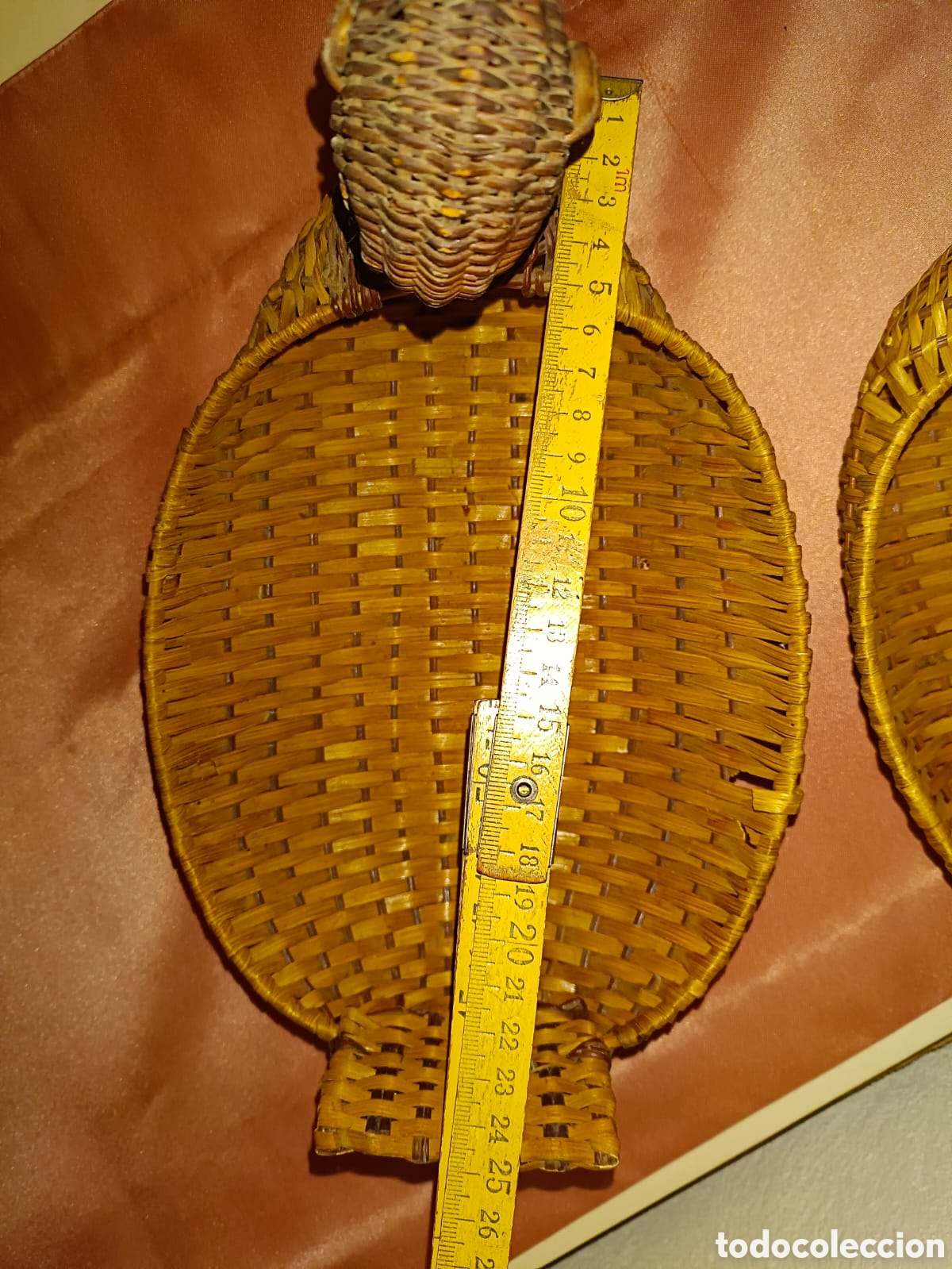Artesan&iacute;a: Cestas lote de 3 de mimbre - Foto 3