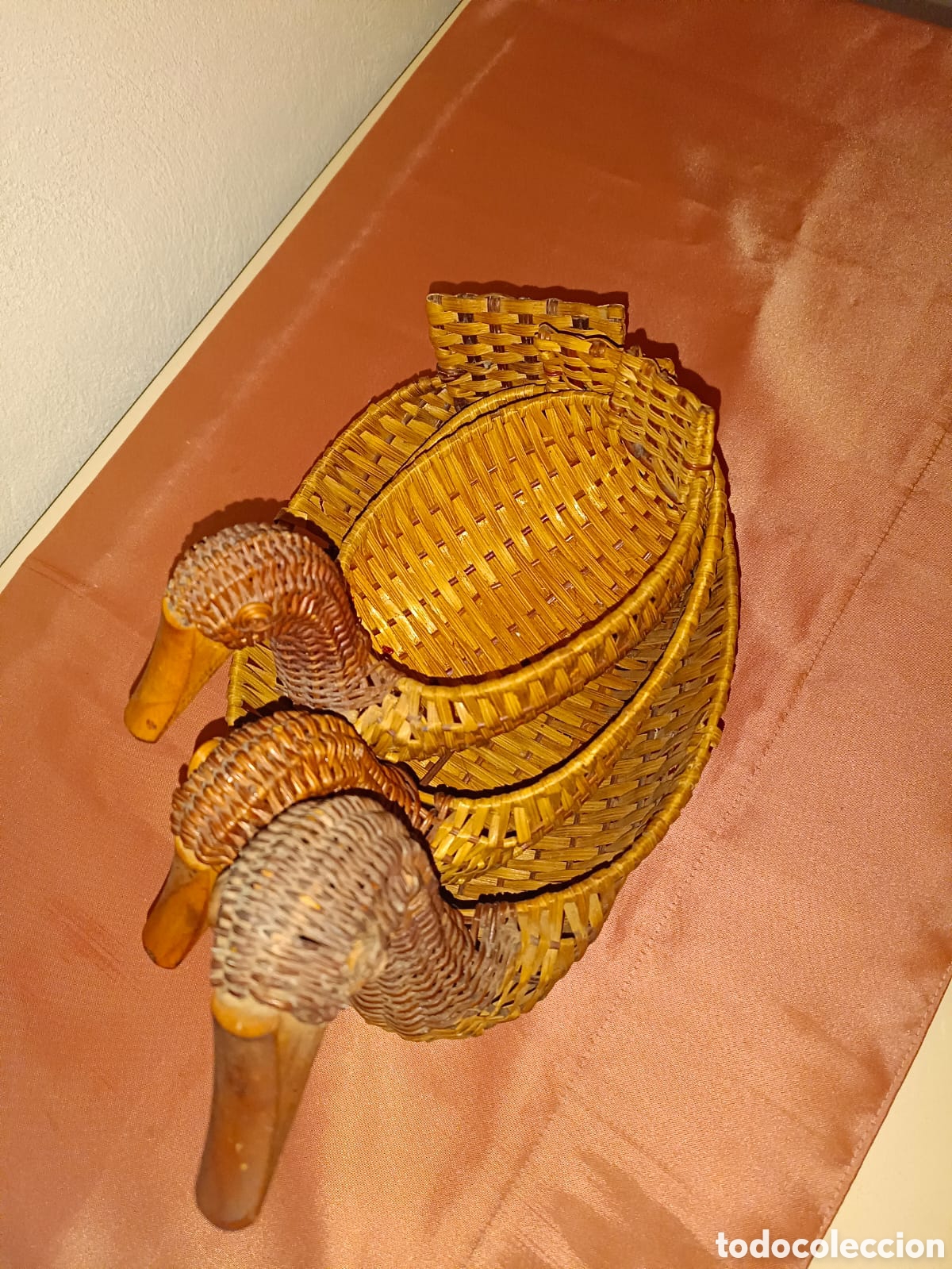 Artesan&iacute;a: Cestas lote de 3 de mimbre - Foto 4