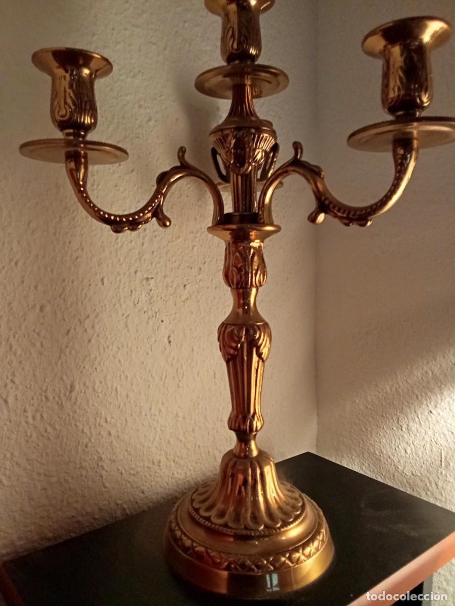 Artesan&iacute;a: PRECIOSO CANDELABRO BRONCE - Foto 2