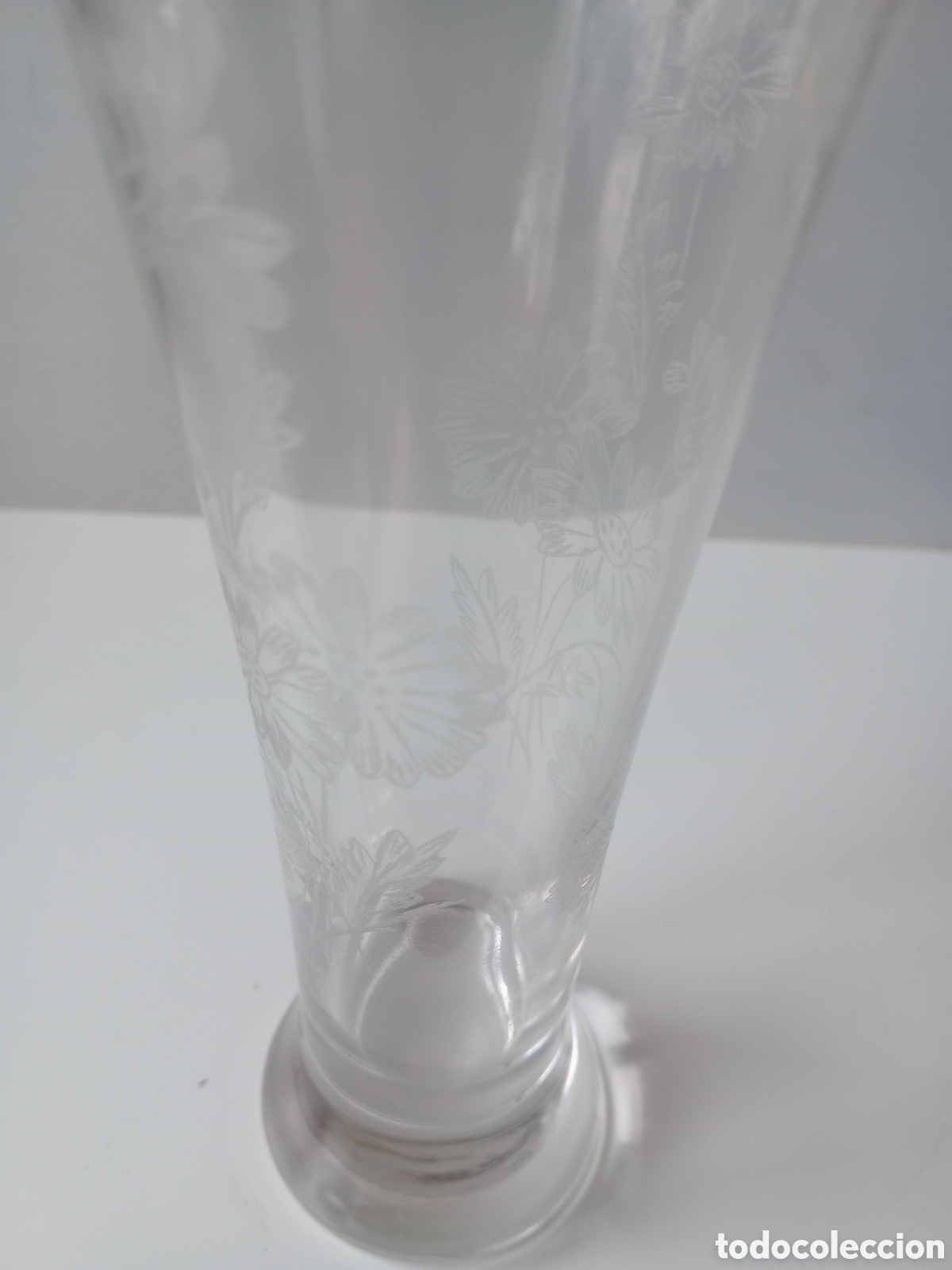 Artesan&iacute;a: Vaso de cristal tallado - Foto 3