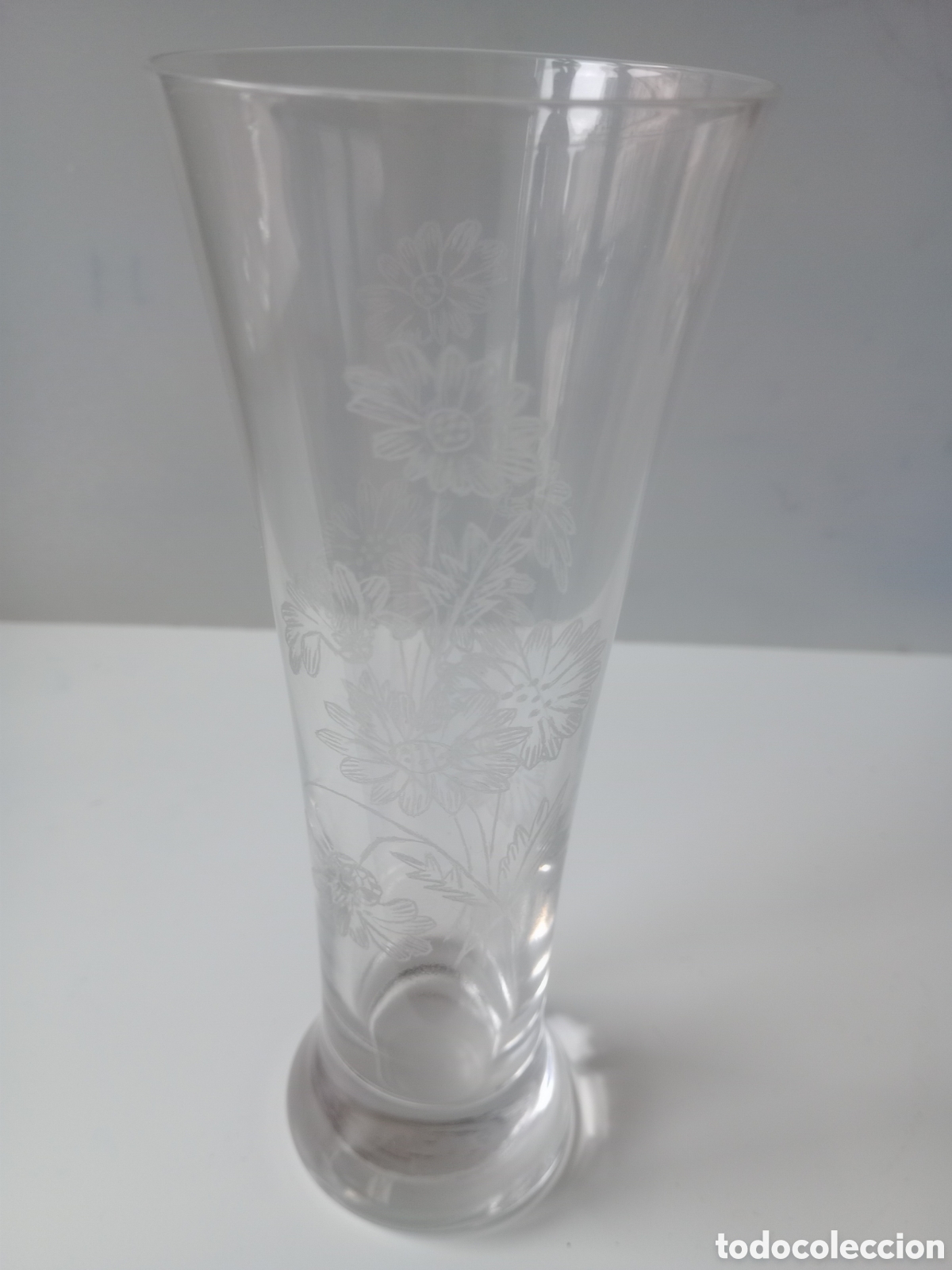 Artesan&iacute;a: Vaso de cristal tallado - Foto 1