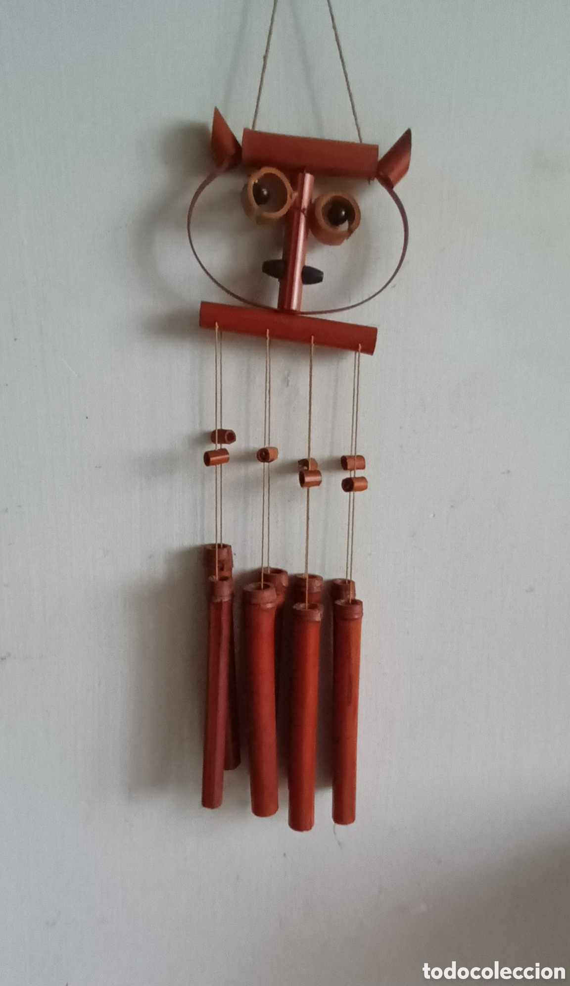 Artesan&iacute;a: Sonajero de puerta de bamb&uacute;, balines - Foto 1