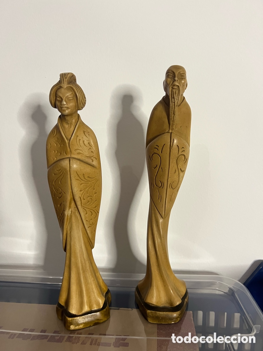 Artesan&iacute;a: Pareja figuras chinas - Foto 1