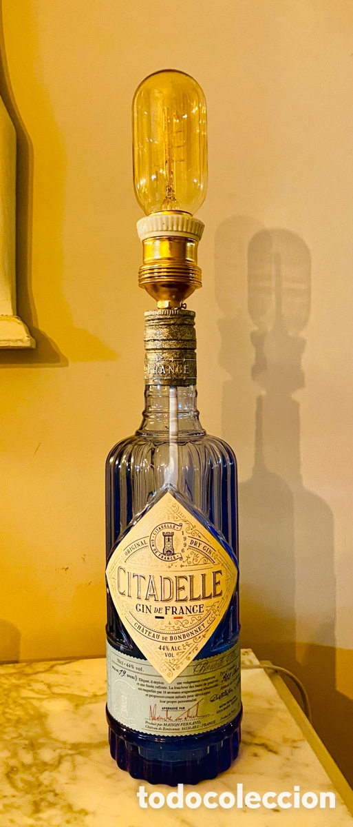 Artesan&iacute;a: L&aacute;mpara artesanal hecha con botella - Foto 3