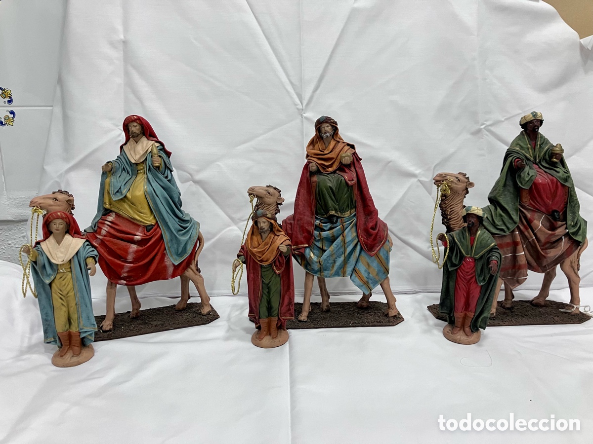 Artesan&iacute;a: Reyes a camello 17 cm - Foto 1
