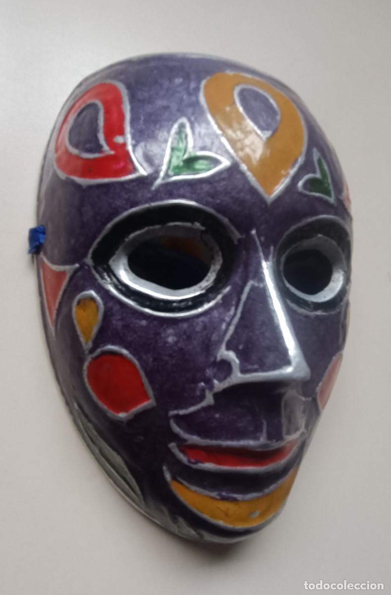 Artesan&iacute;a: Solid Brass Miniature Mask Made In India. - Foto 1