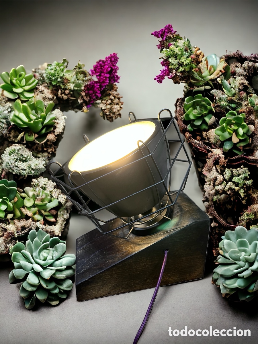 Artesan&iacute;a: L&aacute;mpara estilo industrial - Foto 2