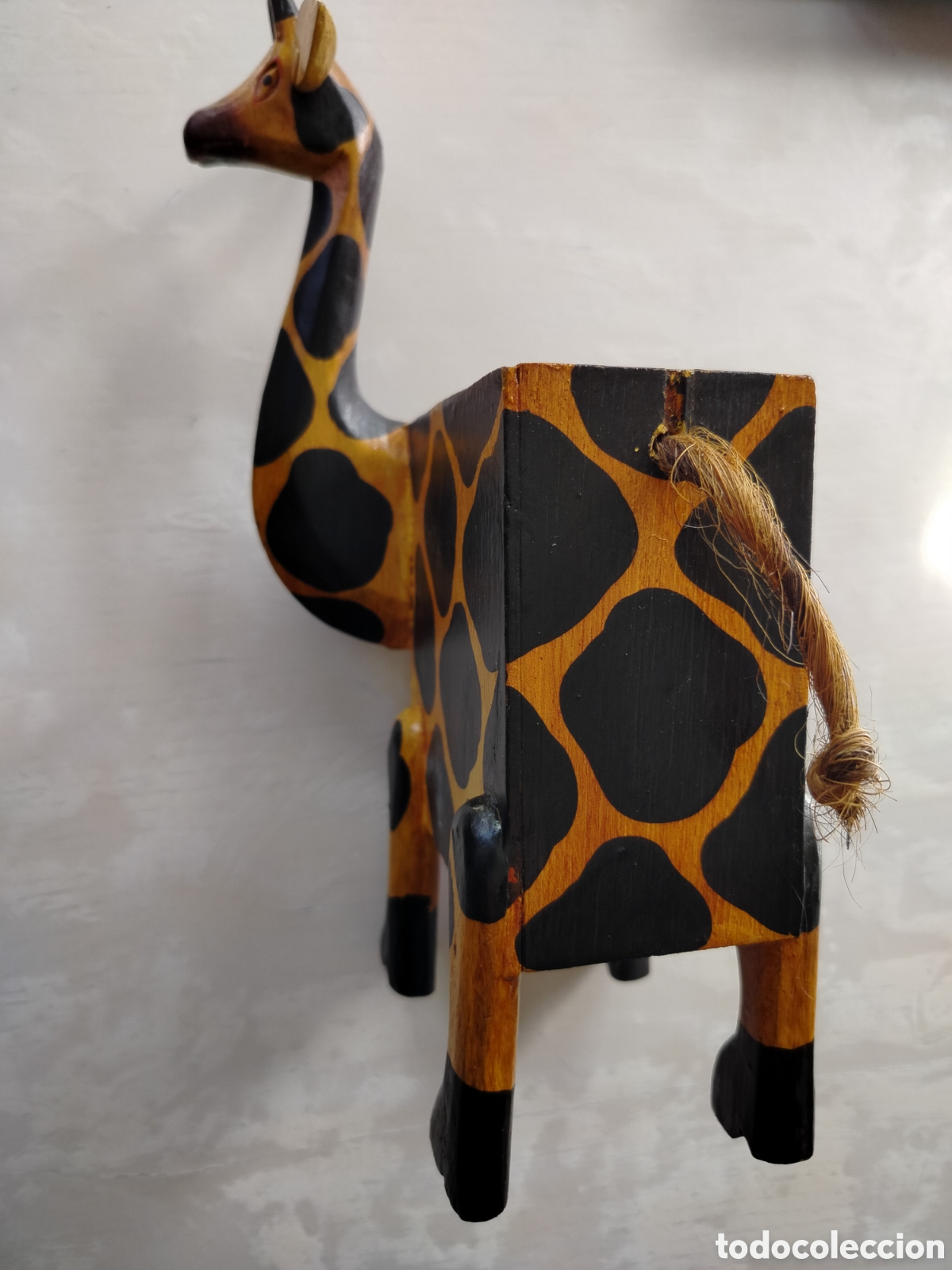 Artesan&iacute;a: Hucha Jirafa Madera. - Foto 3