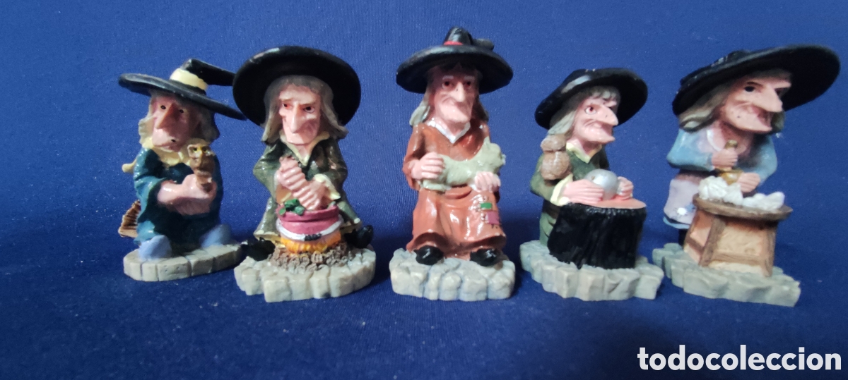 Artesan&iacute;a: Figuras de 5 brujas de la suerte - Foto 5