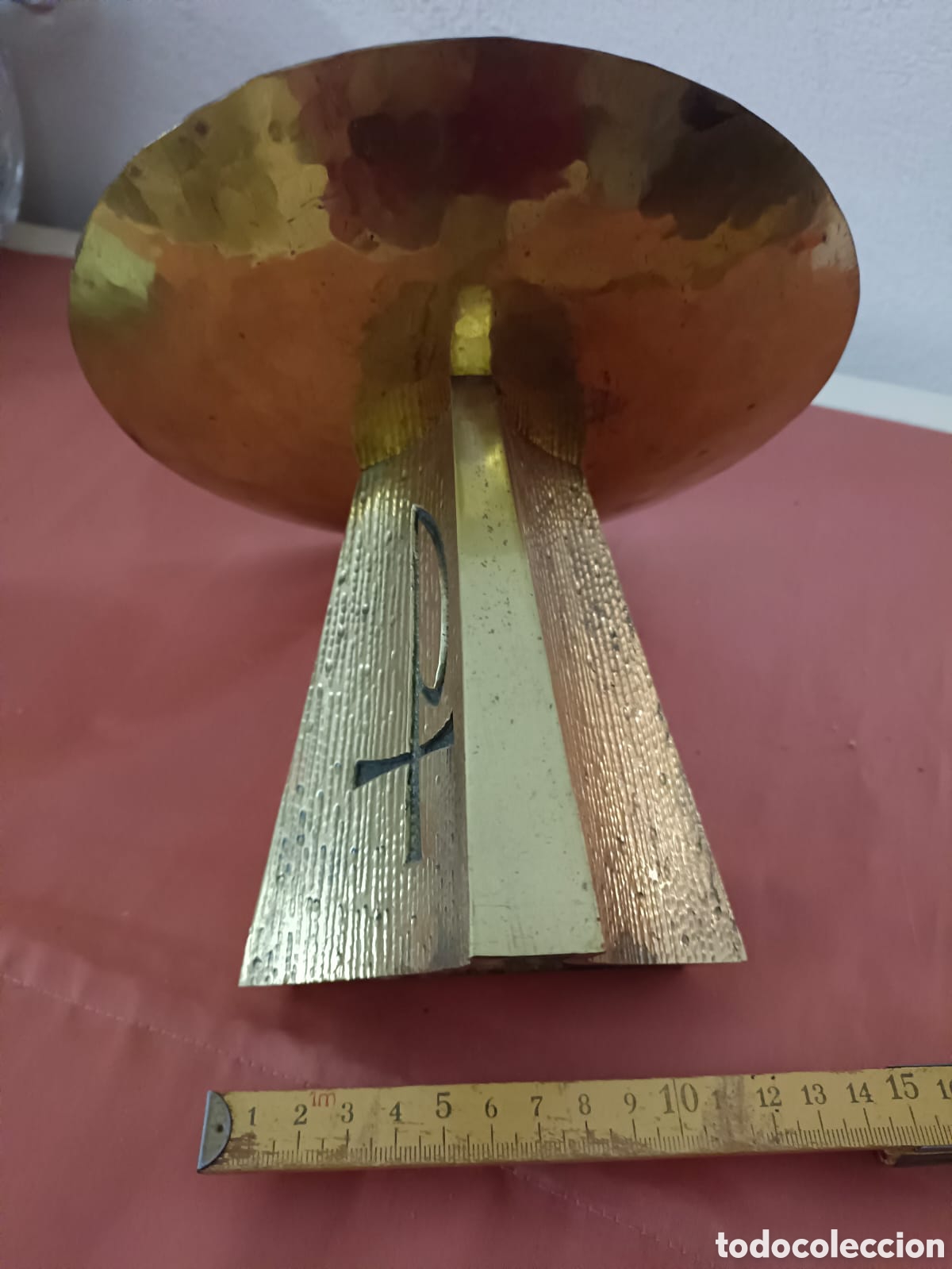 Artesan&iacute;a: Candelabro compacto de bronce - Foto 3
