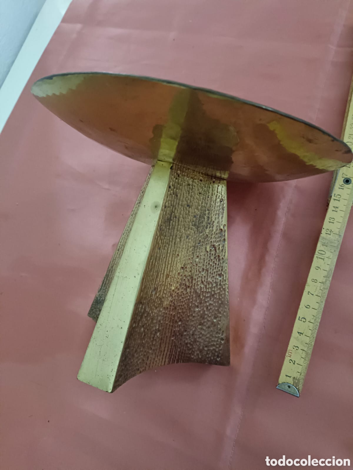 Artesan&iacute;a: Candelabro compacto de bronce - Foto 1