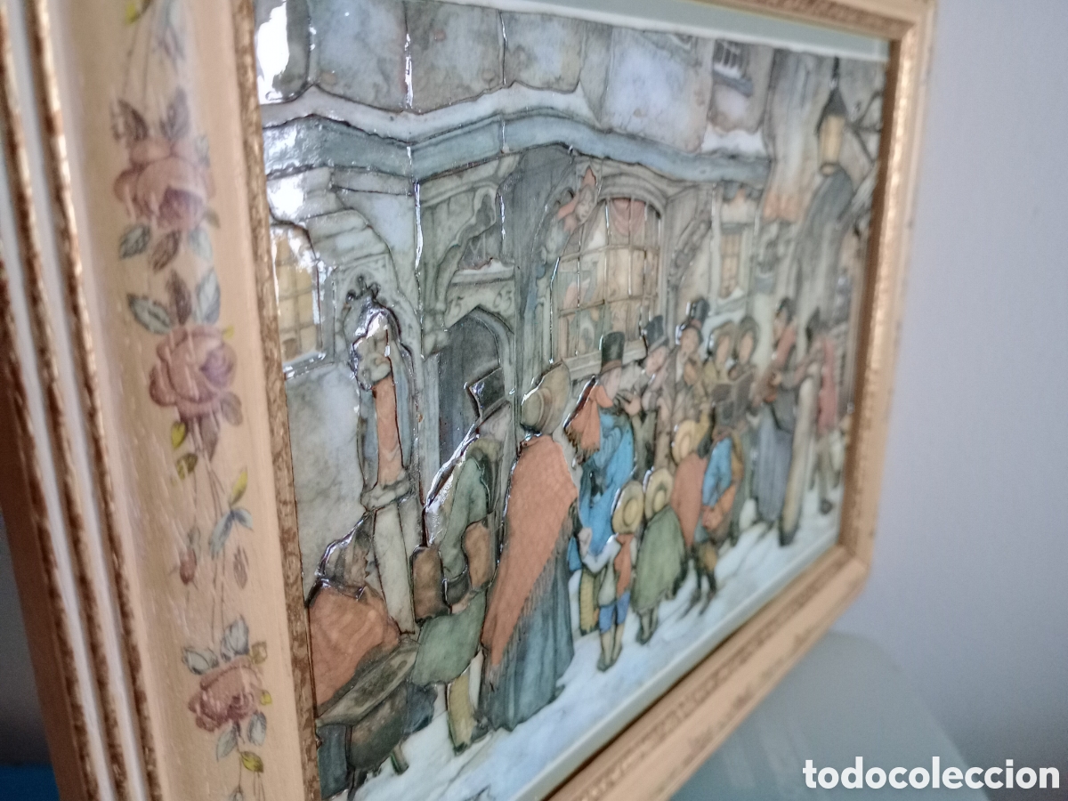 Artesan&iacute;a: Cuadro con l&aacute;mina en relieve - Foto 2