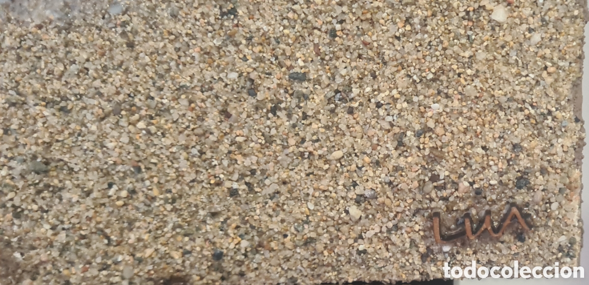 Artesan&iacute;a: Cuadro &rdquo;oleaje en playa&rdquo; - Foto 2