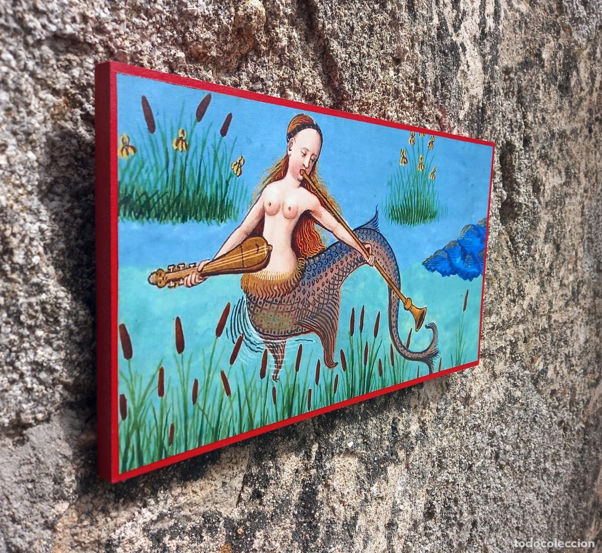 Artesan&iacute;a: Cuadro Sirena medieval - Foto 3