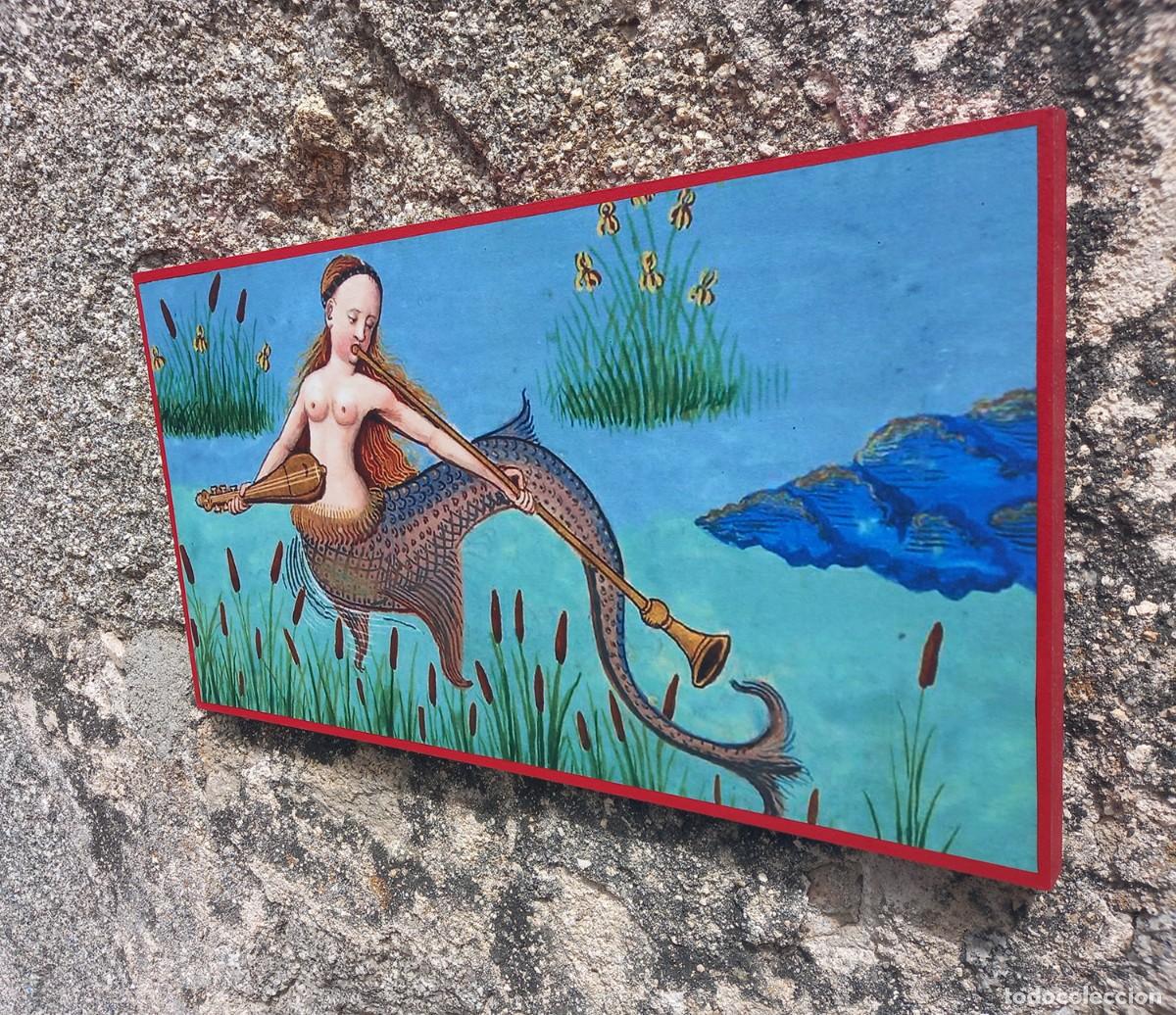 Artesan&iacute;a: Cuadro Sirena medieval - Foto 5