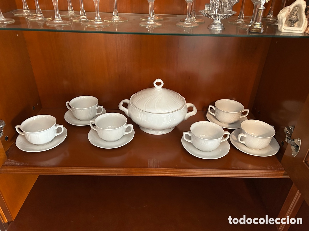 Artesan&iacute;a: Juego de sopera con 6 servicios - Foto 2