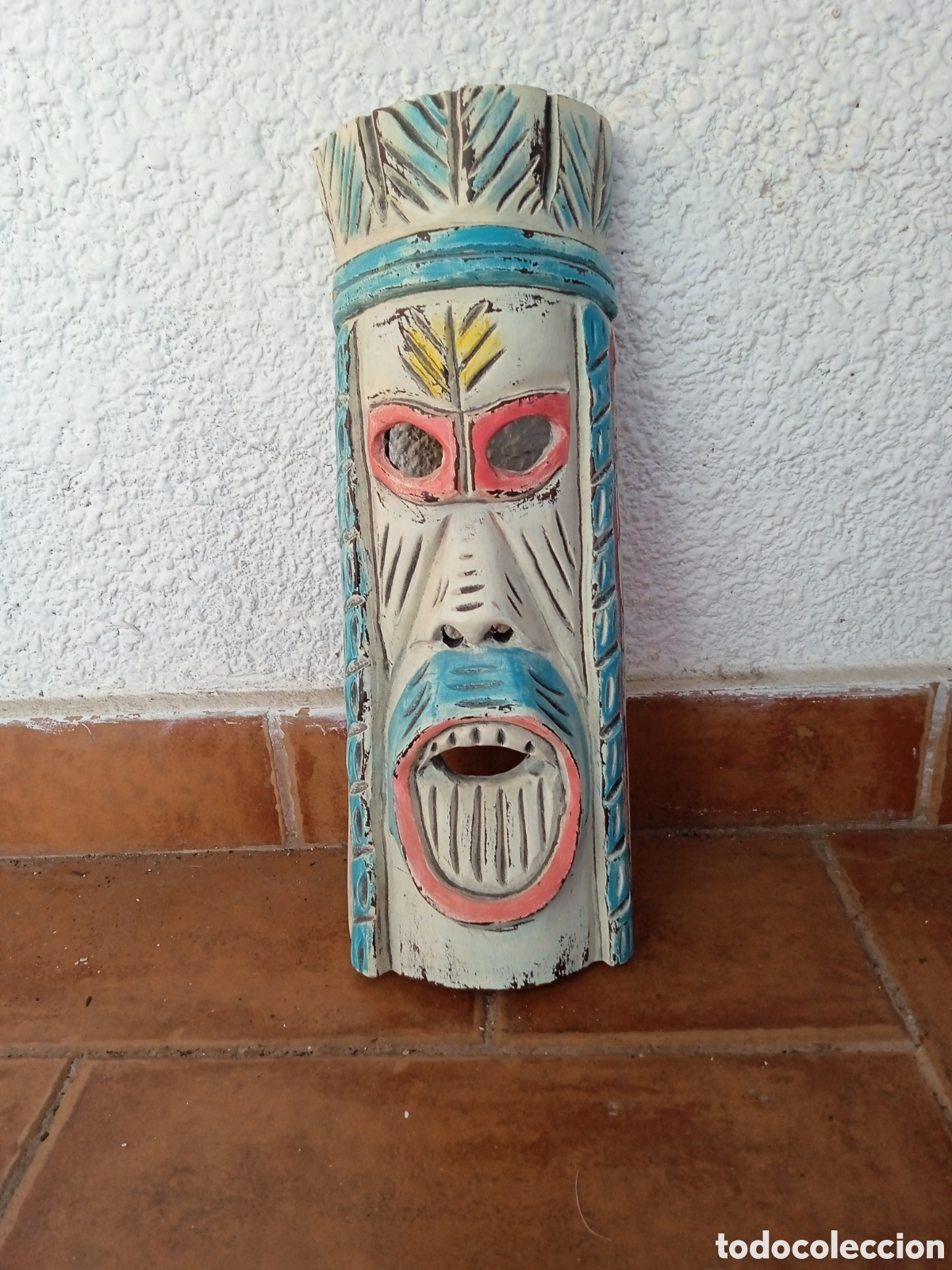 Artesan&iacute;a: Mascara de pared Tiki - Foto 2