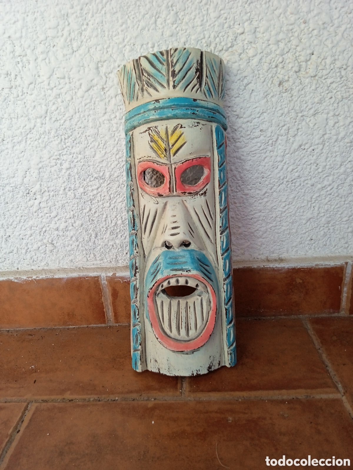 Artesan&iacute;a: Mascara de pared Tiki - Foto 5