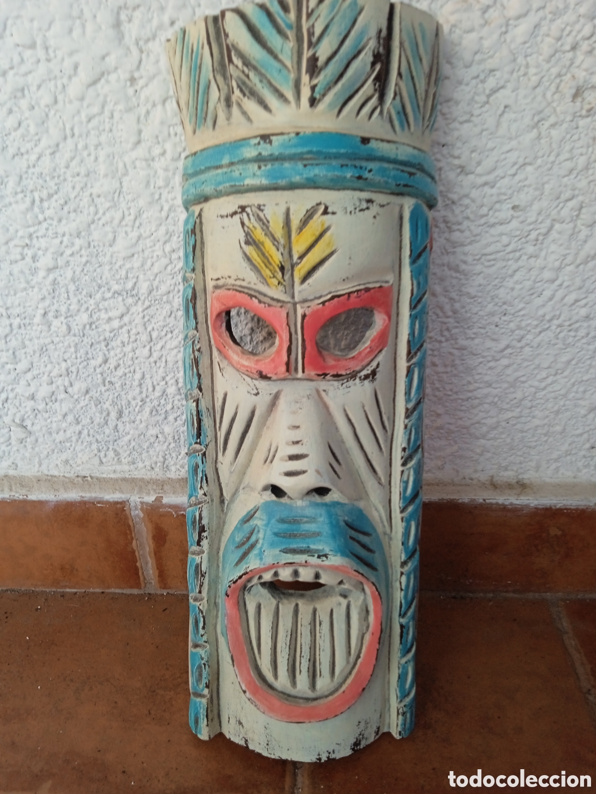 Artesan&iacute;a: Mascara de pared Tiki - Foto 6