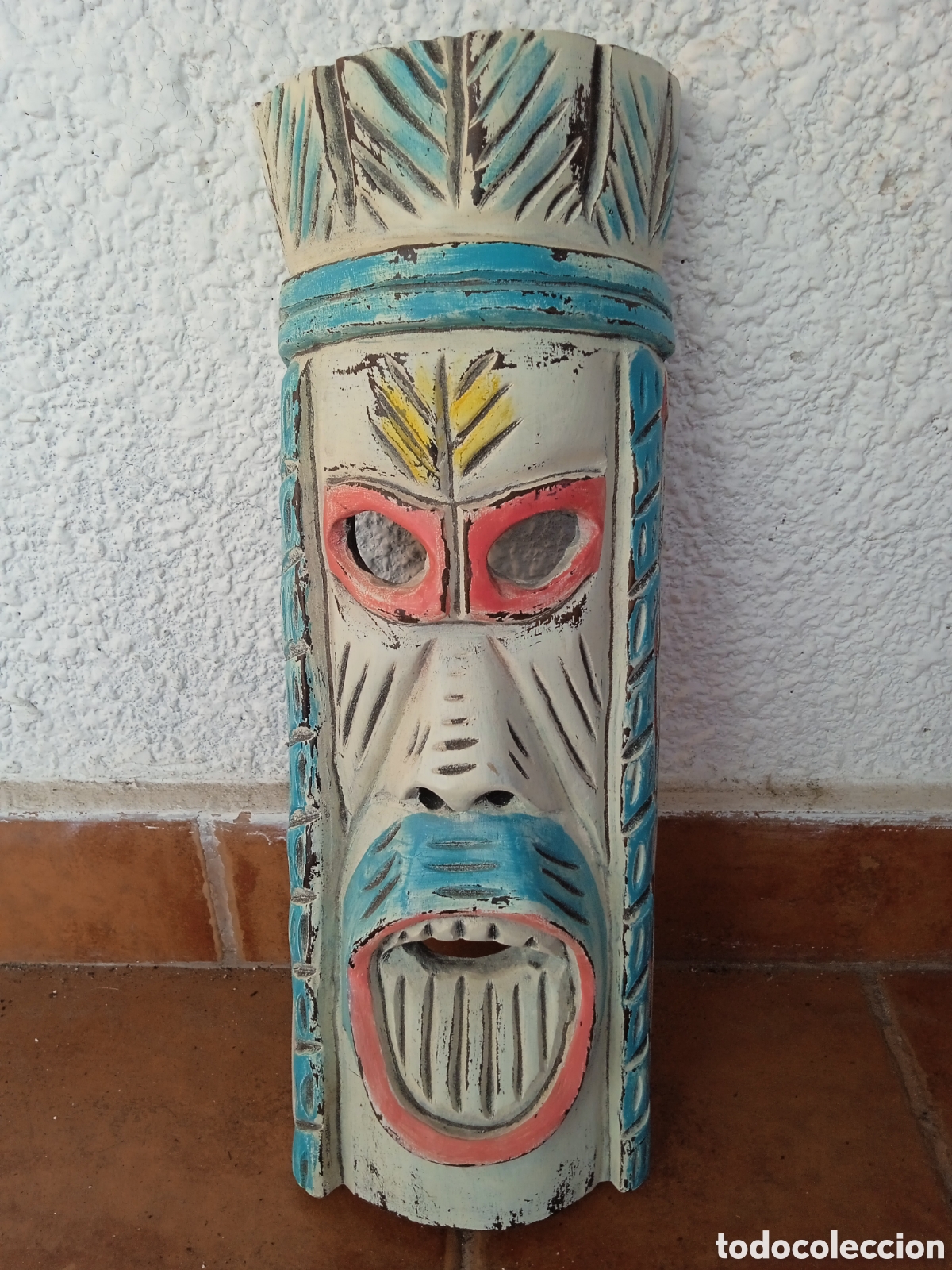 Artesan&iacute;a: Mascara de pared Tiki - Foto 1