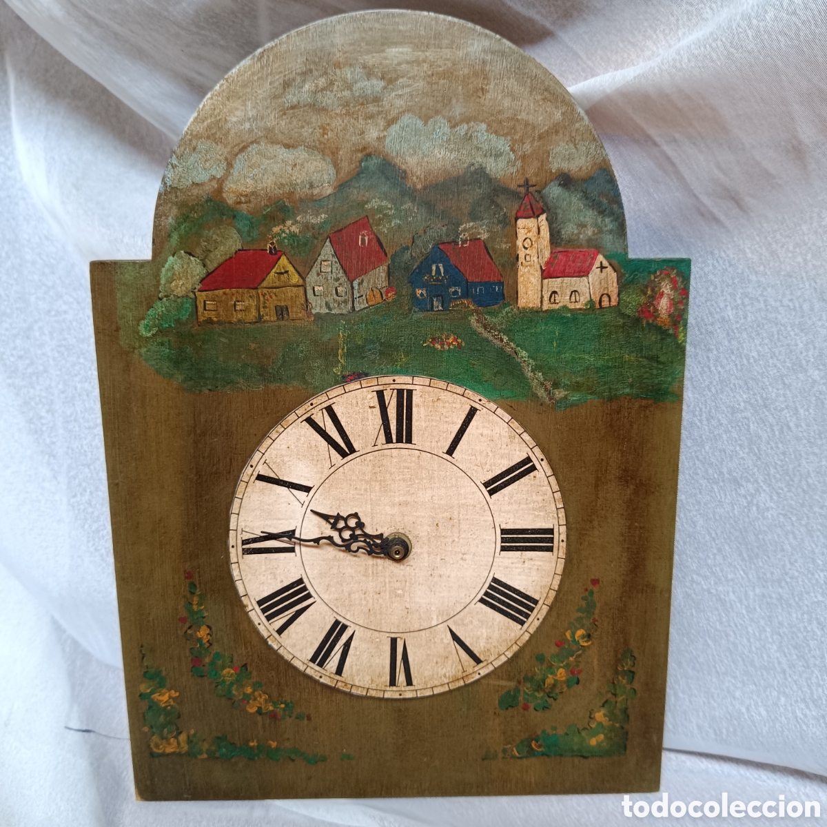 Artesan&iacute;a: Reloj de pared pintado a mano - Foto 1