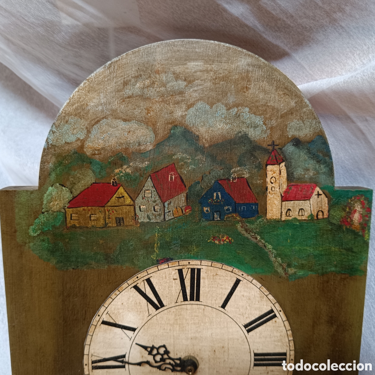 Artesan&iacute;a: Reloj de pared pintado a mano - Foto 2