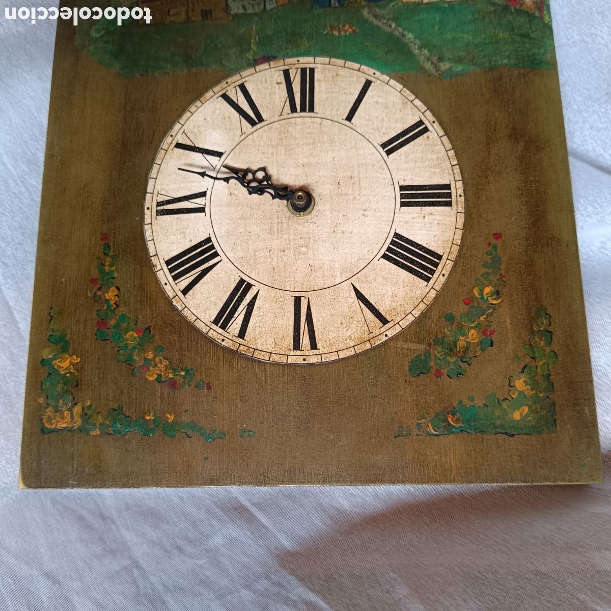 Artesan&iacute;a: Reloj de pared pintado a mano - Foto 3