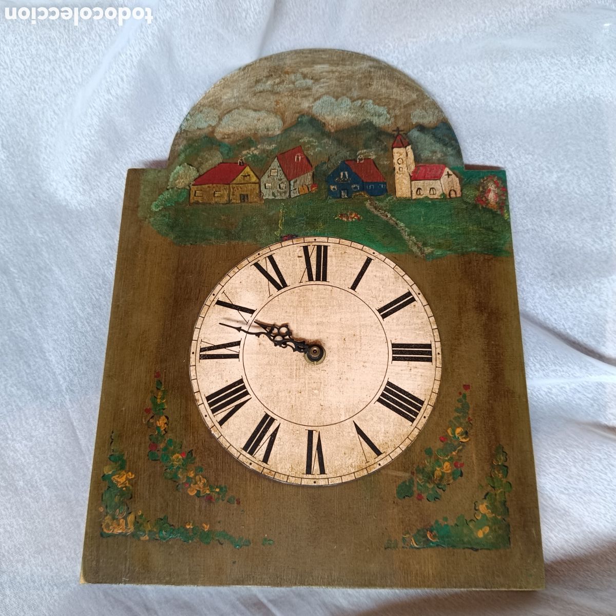 Artesan&iacute;a: Reloj de pared pintado a mano - Foto 4