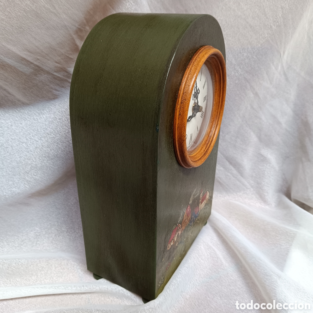 Artesan&iacute;a: Reloj de mesa pintado a mano - Foto 3