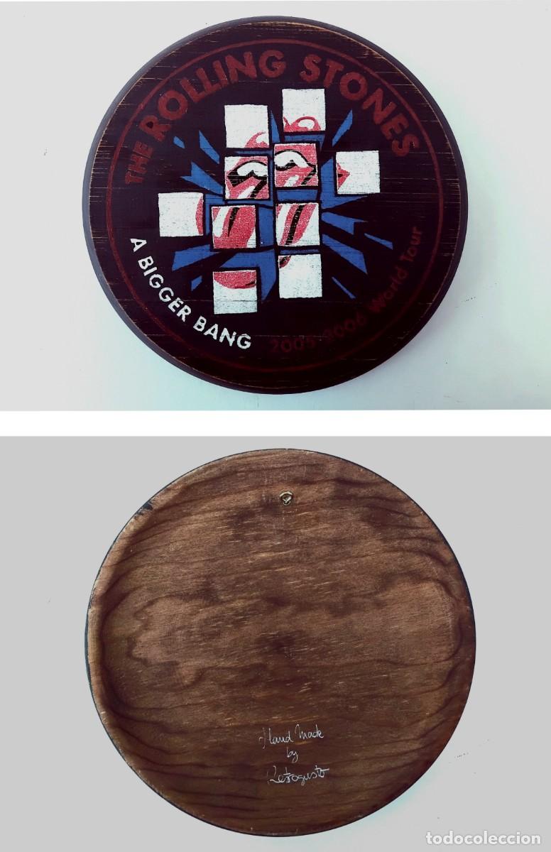 Artesan&iacute;a: CUADRO TABLA DECORADA THE ROLLING STONES - Foto 1