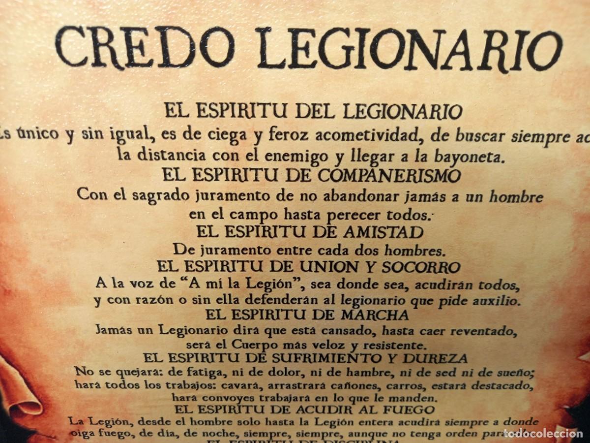 Artesan&iacute;a: Cuadro El Credo Legionario - Foto 1