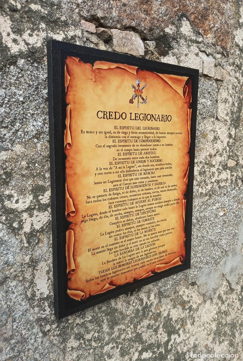 Artesan&iacute;a: Cuadro El Credo Legionario - Foto 3