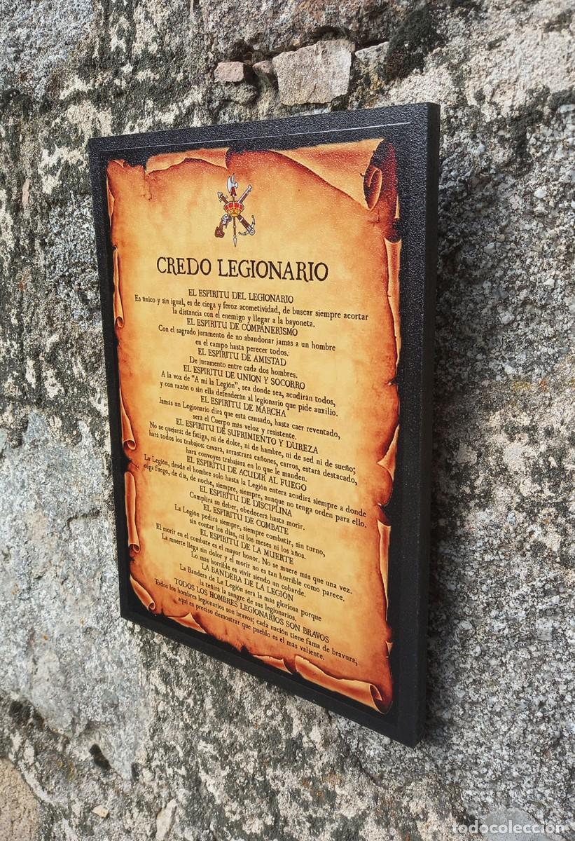 Artesan&iacute;a: Cuadro El Credo Legionario - Foto 5