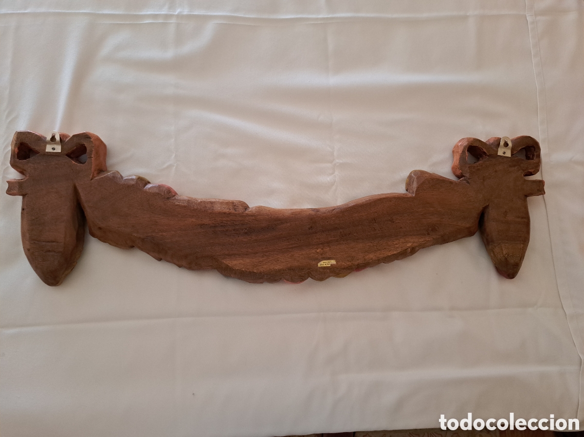 Artesan&iacute;a: Guirnalda de madera policromada (84 cms) - Foto 5