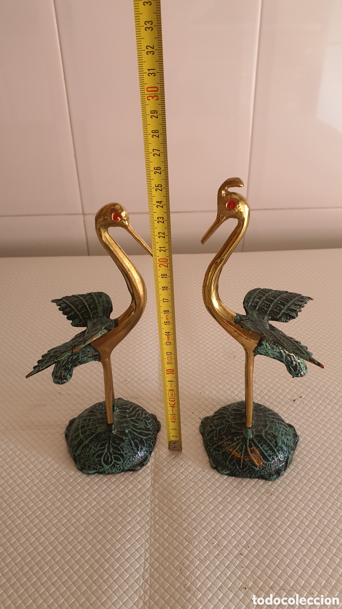 Artesan&iacute;a: 2 garzas de decoracion - Foto 2