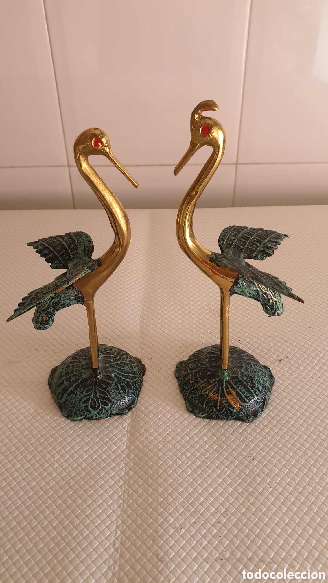 Artesan&iacute;a: 2 garzas de decoracion - Foto 1