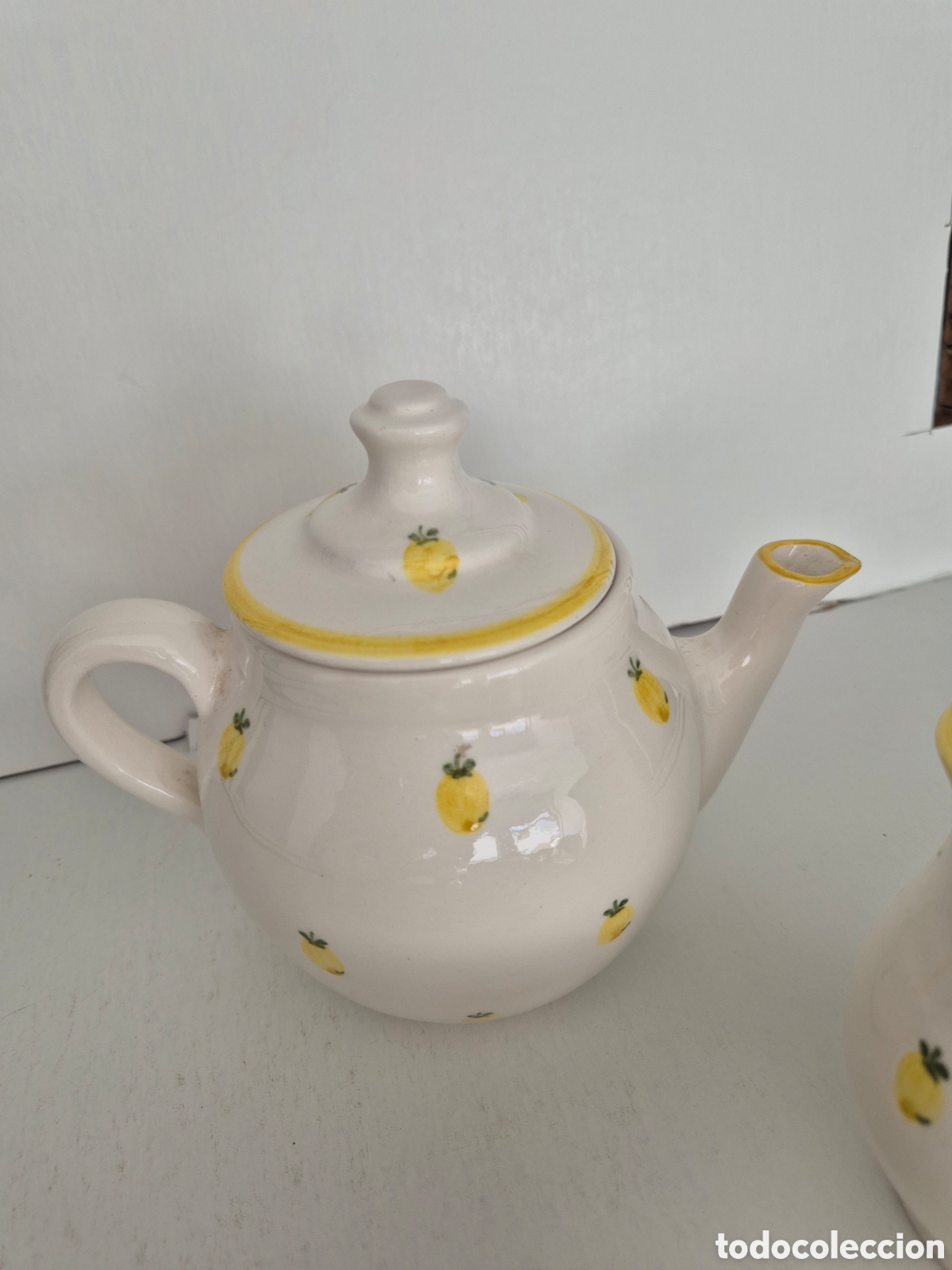 Artesan&iacute;a: Juego caf&eacute;/ t&eacute; limones - Foto 4