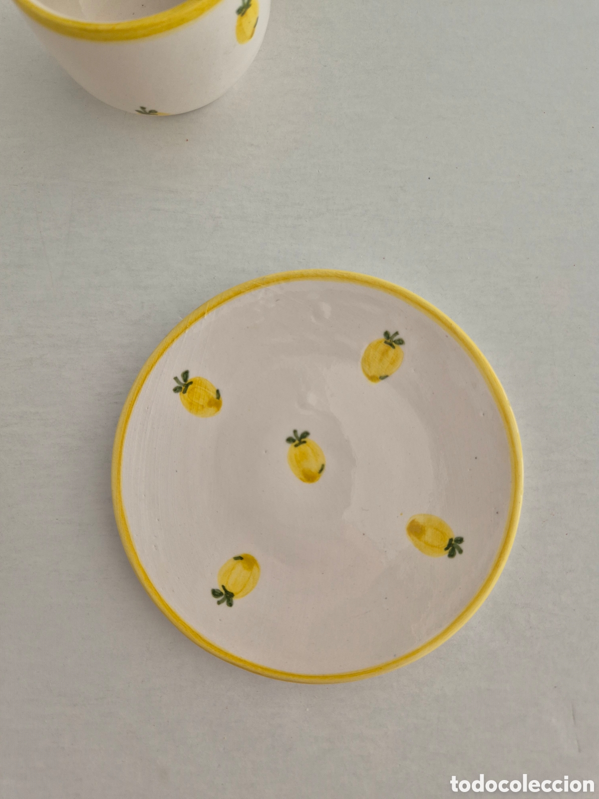 Artesan&iacute;a: Juego caf&eacute;/ t&eacute; limones - Foto 5