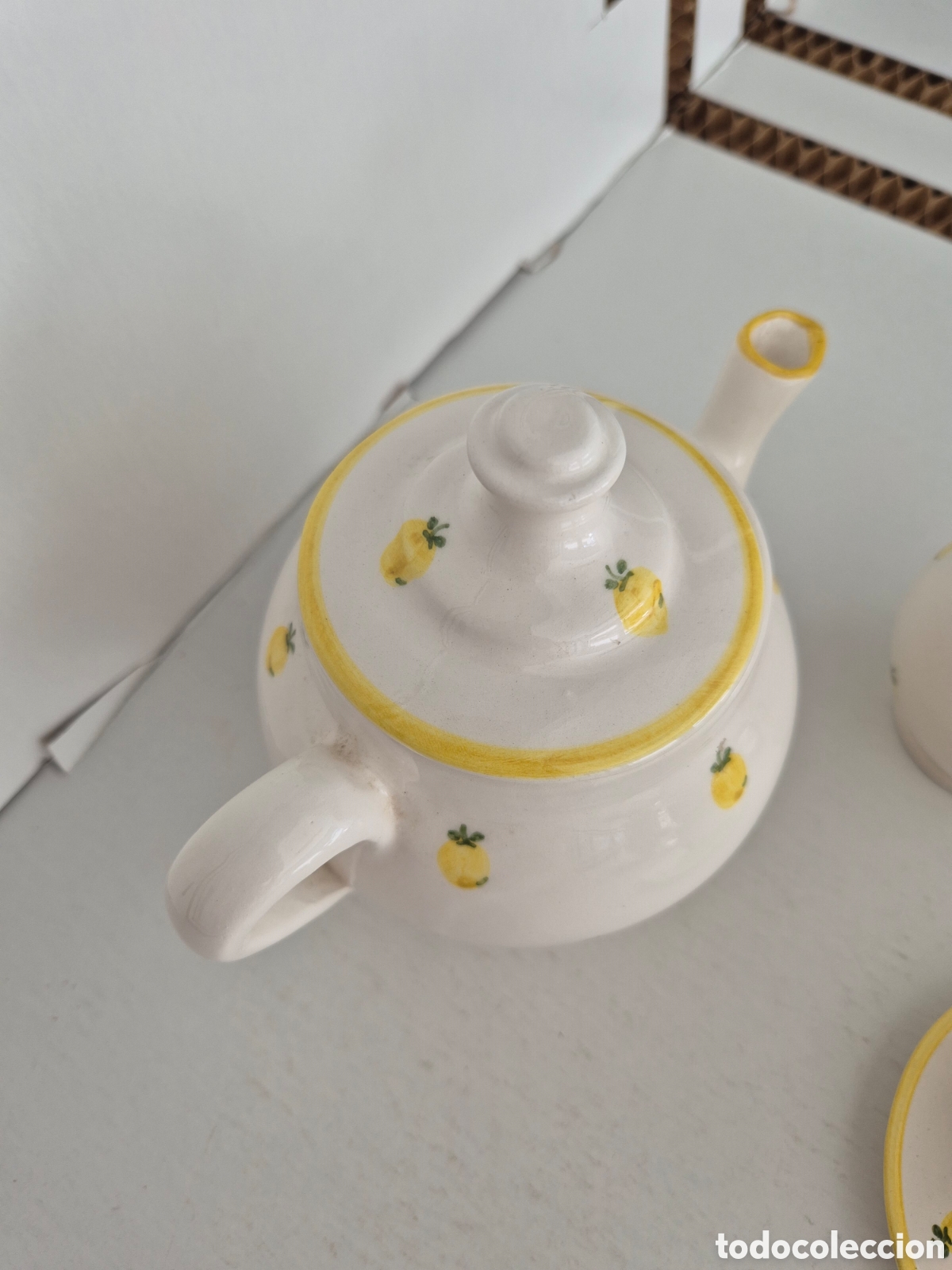 Artesan&iacute;a: Juego caf&eacute;/ t&eacute; limones - Foto 7