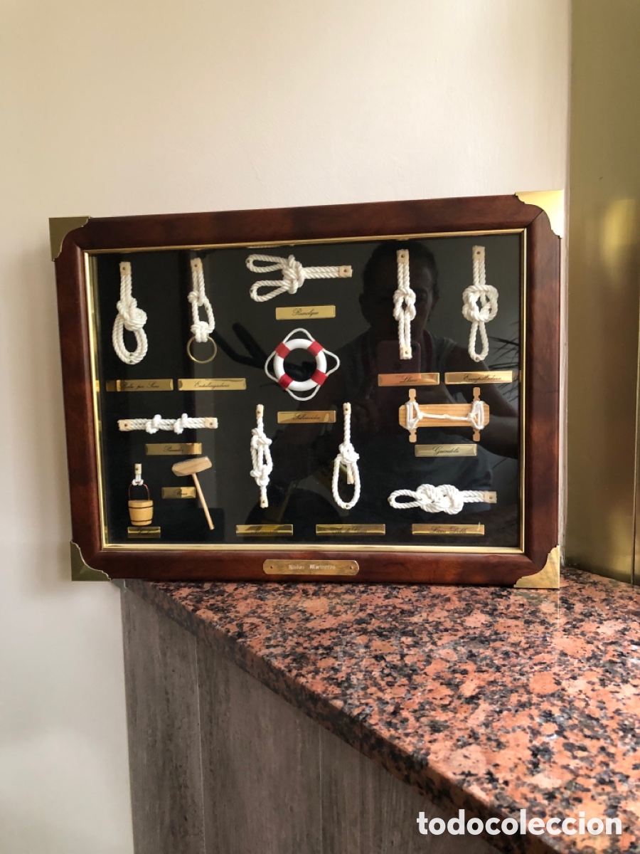 Artesan&iacute;a: Cuadro de nudos marineros - Foto 2
