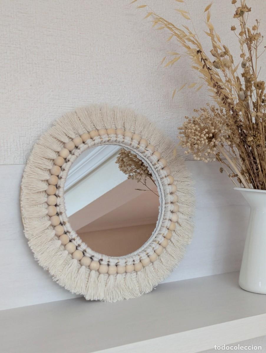 Artesan&iacute;a: Espejo macram&eacute; boho artesanal - Foto 1