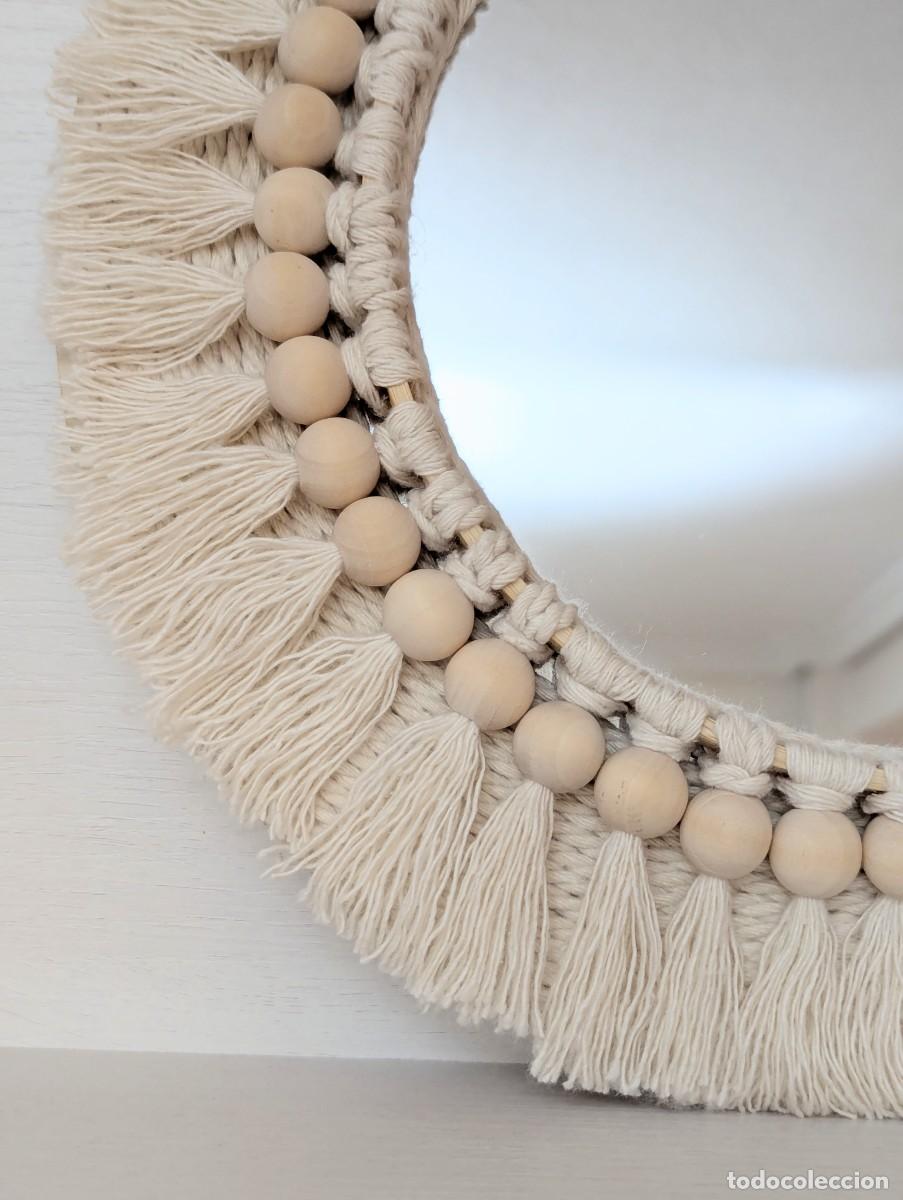 Artesan&iacute;a: Espejo macram&eacute; boho artesanal - Foto 2