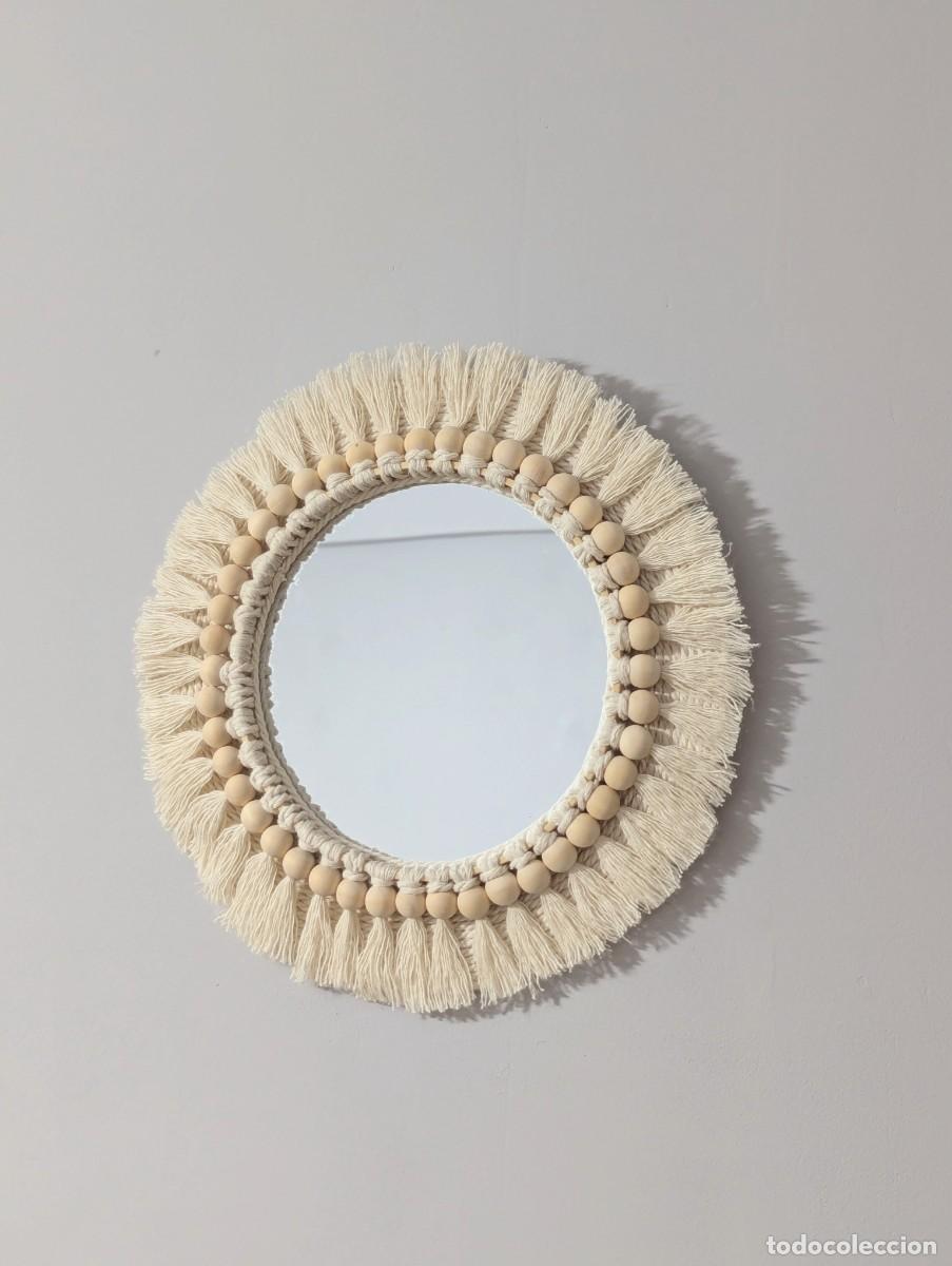 Artesan&iacute;a: Espejo macram&eacute; boho artesanal - Foto 3