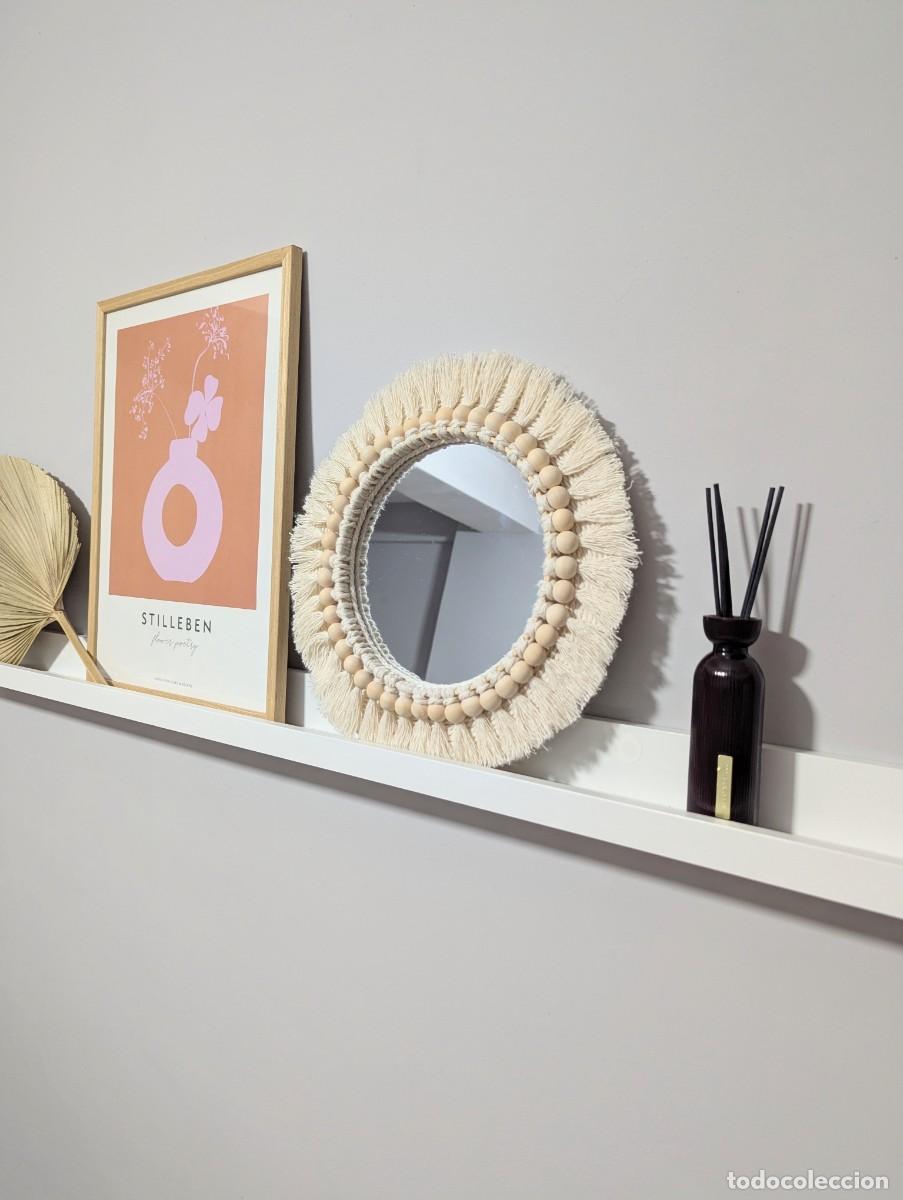 Artesan&iacute;a: Espejo macram&eacute; boho artesanal - Foto 4