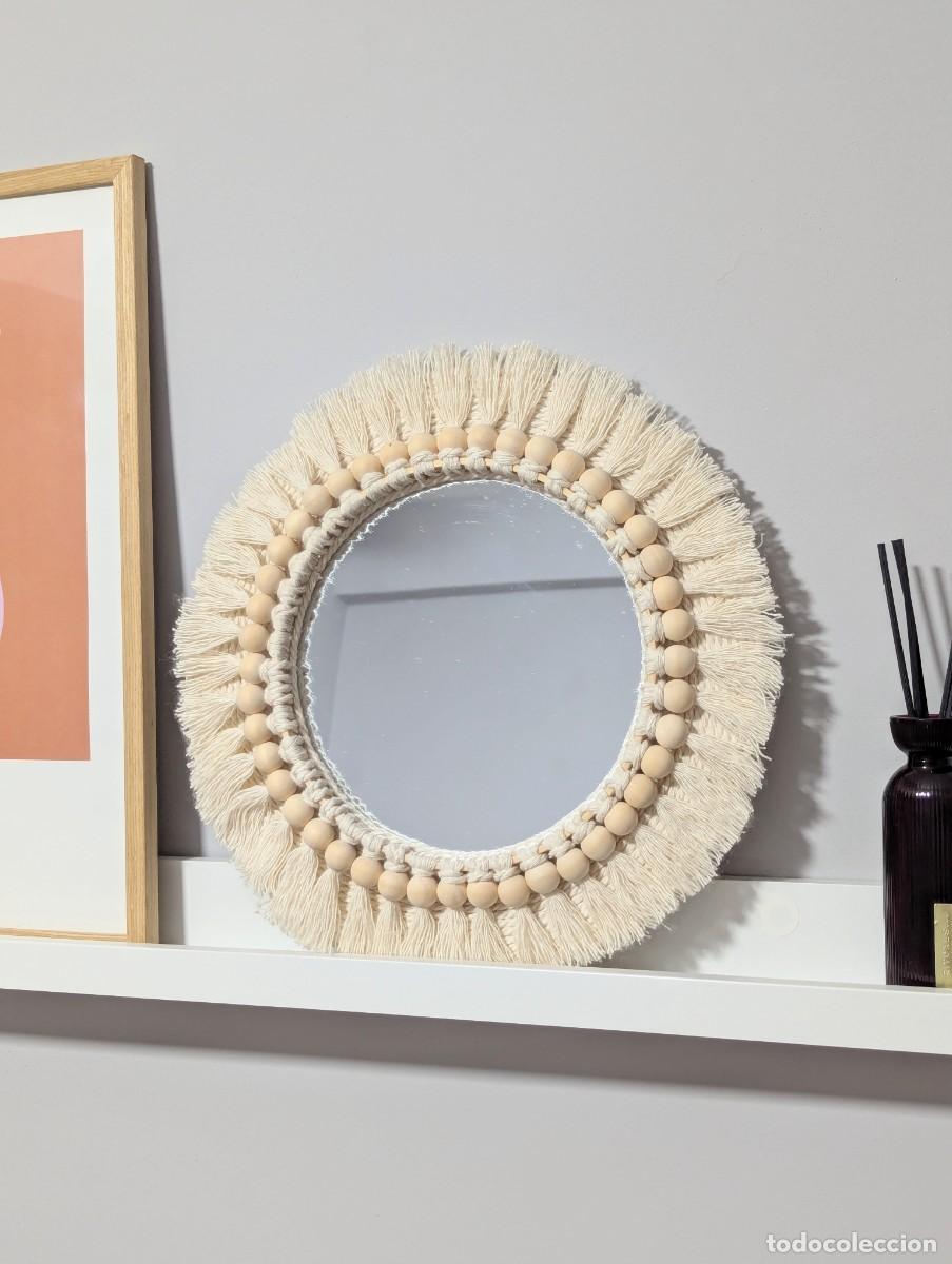 Artesan&iacute;a: Espejo macram&eacute; boho artesanal - Foto 5