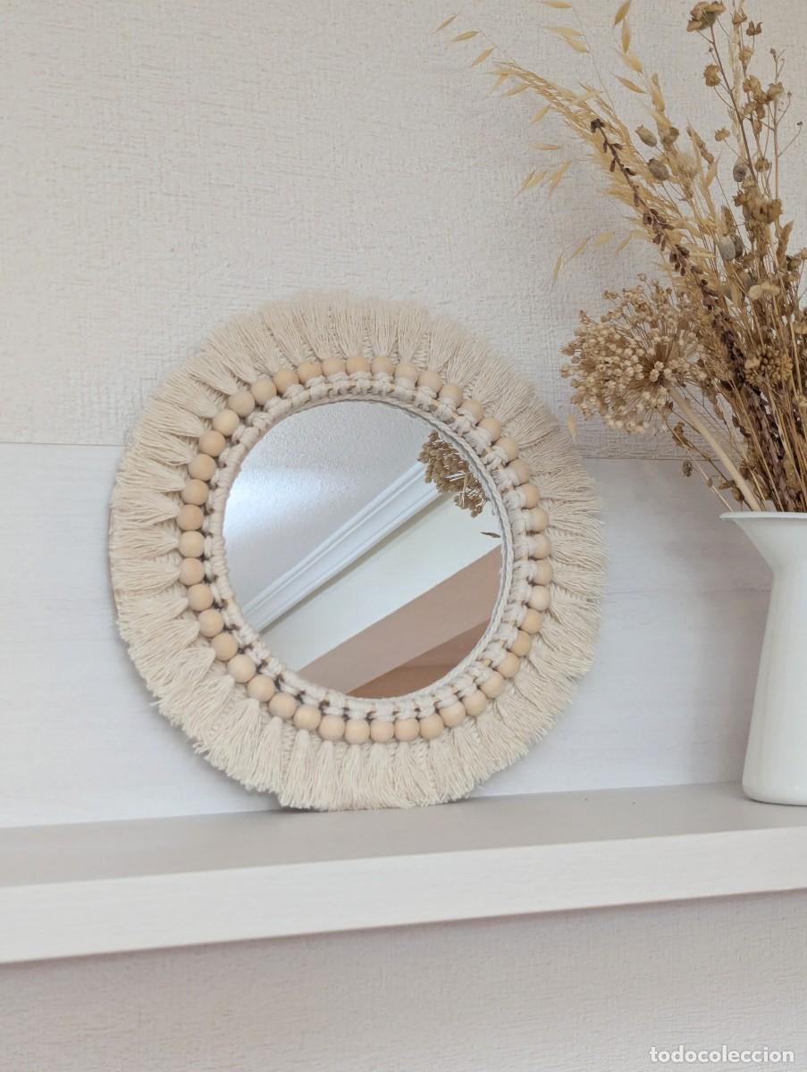 Artesan&iacute;a: Espejo macram&eacute; boho artesanal - Foto 6